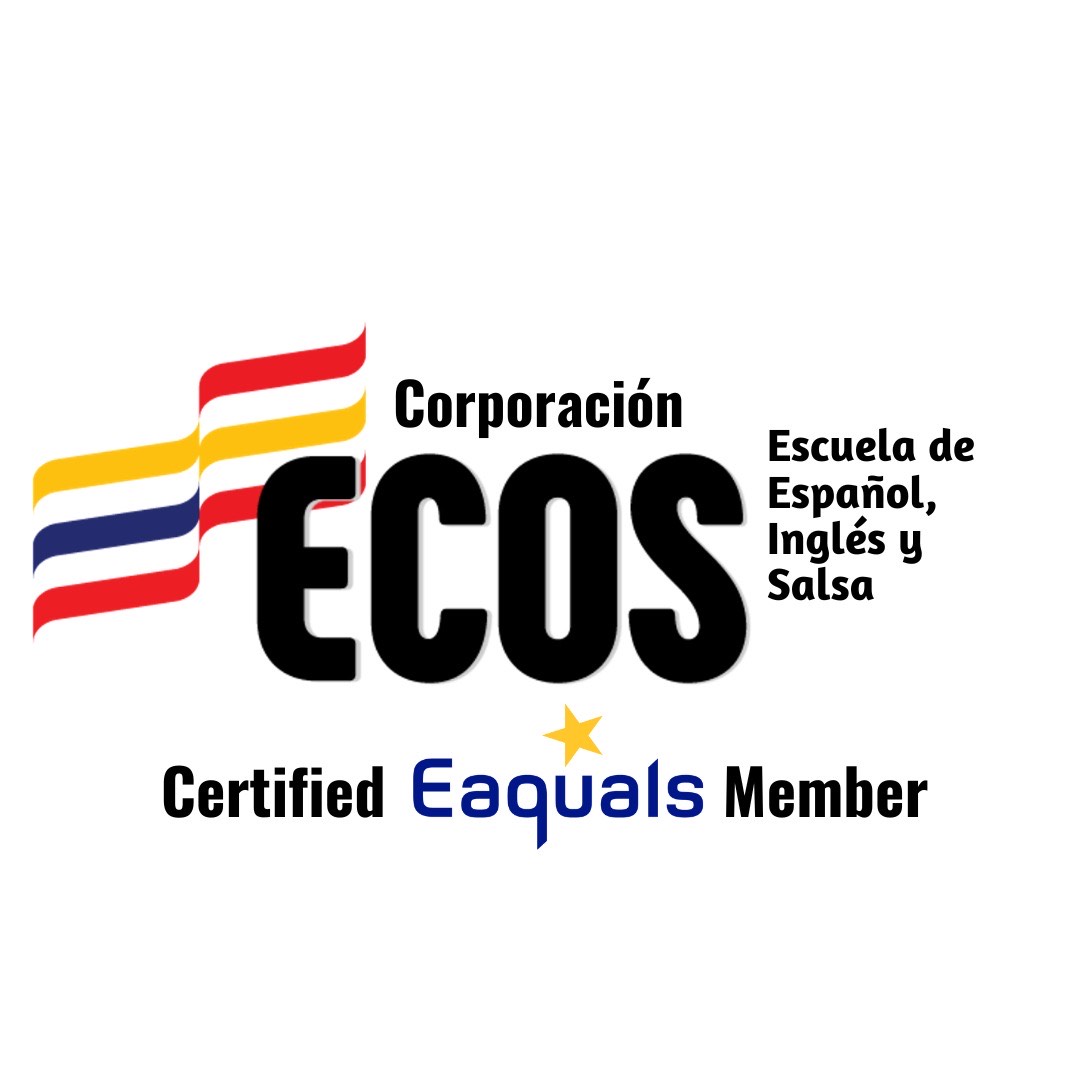 logo Corporación ECOS: Escuela de Español, Inglés y Salsa